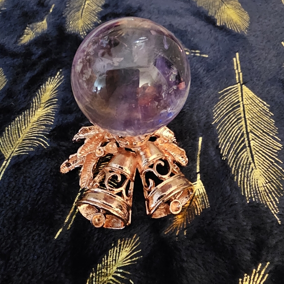 32g, Christmas Bells Sphere Holder, Rose Gold Tone, New! - Picture 10 of 10